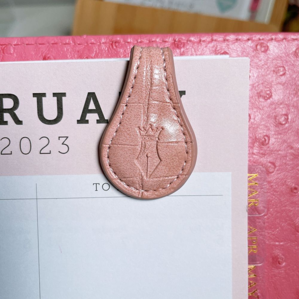 Pink Croco Page Marker